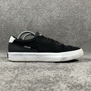 Supra Lizard King Pro Mens Size 8.5 Black Athletic Skateboarding Shoes Used
